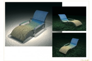 Dune mosaic beach bed